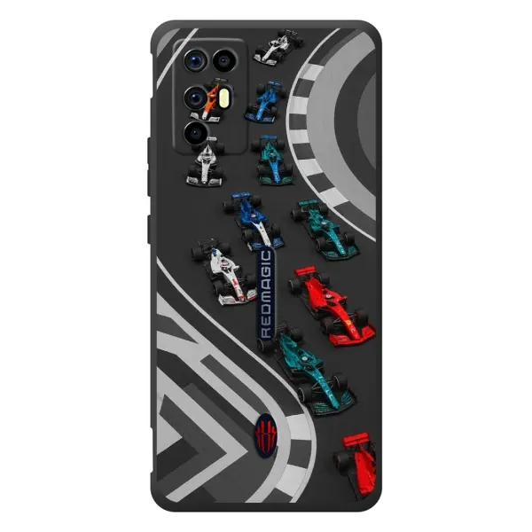 Чехол с принтом «Трасса Ф1» для ZTE Nubia RedMagic 6R