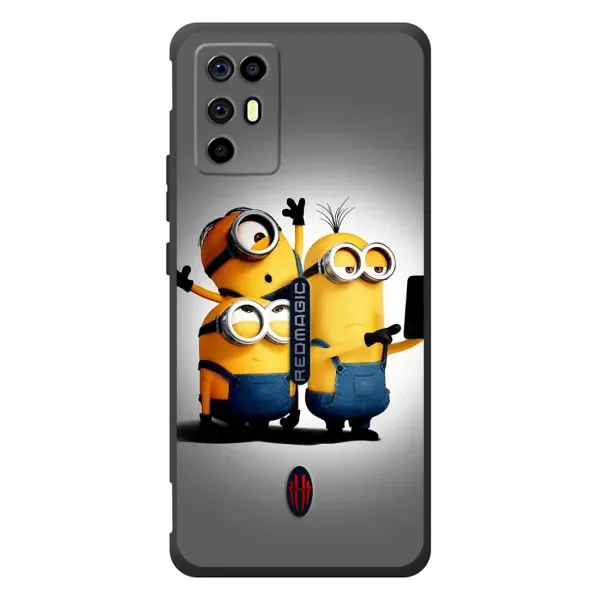 Чехол с принтом «Три миньона» для ZTE Nubia RedMagic 6R