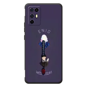 Чехлы Венсдей на ZTE Nubia RedMagic 6R Уэнсдей (AlphaPrint) (Уэнздей и подруга)