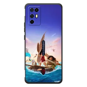 Чехол с мультфильмом Моана ZTE Nubia RedMagic 6R (Команда Ваяна Мауи)