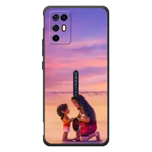Чехол с мультфильмом Моана ZTE Nubia RedMagic 6R (Маленькая Ваяна)