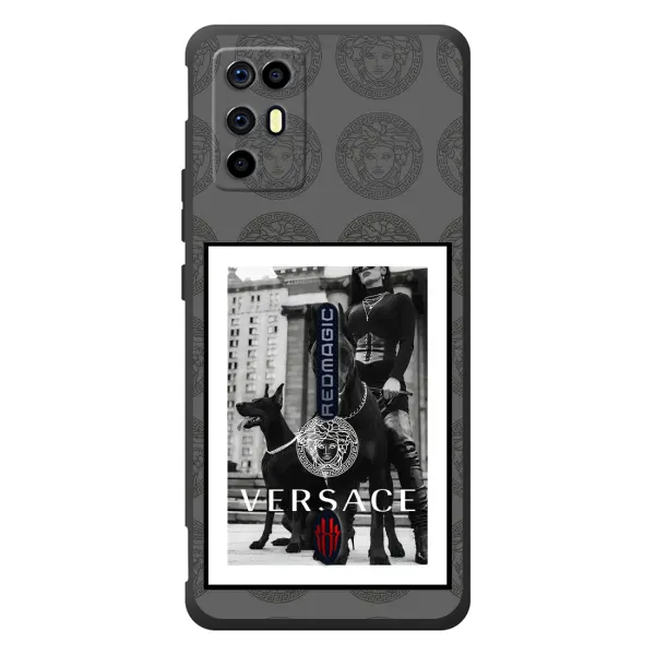 Чехол с принтом «Версаче» для ZTE Nubia RedMagic 6R