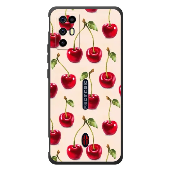 Чехол с принтом «Вишня» для ZTE Nubia RedMagic 6R