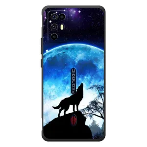 Защитные чехлы для ЗТЕ Нубия РедМэджик 6Р (AlphaPrint) (ХИТ продаж) ВОЛК (Волк на луну)