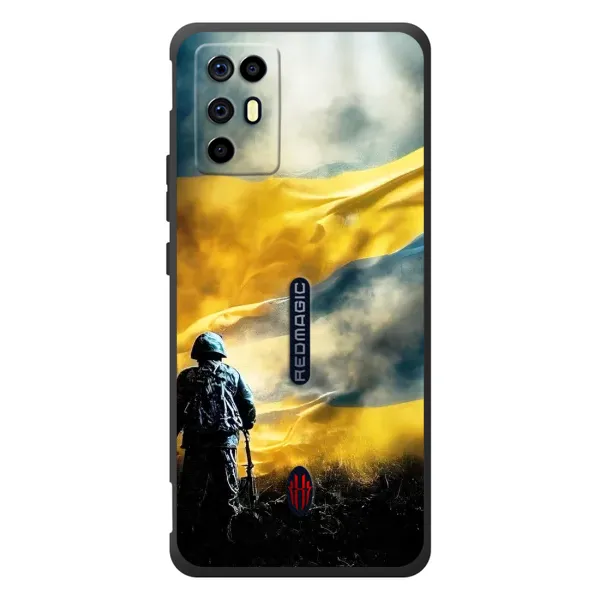 Чехол с принтом «Война» для ZTE Nubia RedMagic 6R