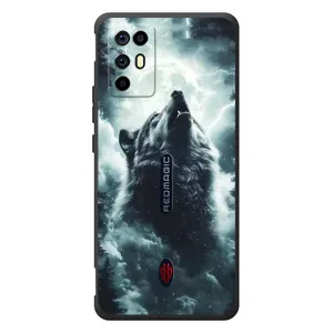 Чехол с картинкой «Хищники» для ZTE Nubia RedMagic 6R (Волк в облаках)