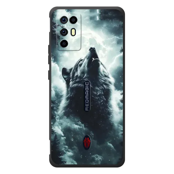 Чехол с принтом «Волк в облаках» для ZTE Nubia RedMagic 6R