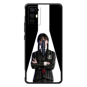 Чехлы Венсдей на ZTE Nubia RedMagic 6R Уэнсдей (AlphaPrint) (W-Wednesday)