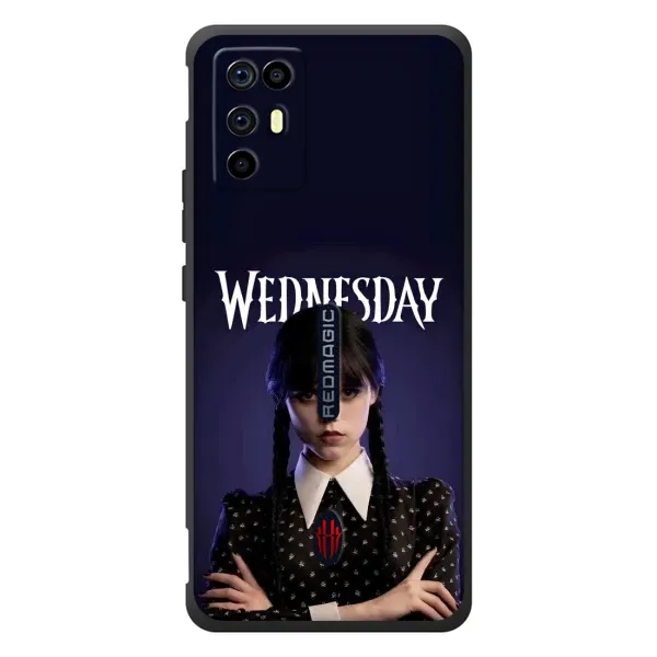 Чехол с принтом «Wednesday» для ZTE Nubia RedMagic 6R