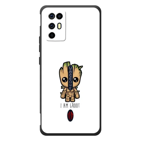 Чехол с принтом «Я есть Грут» для ZTE Nubia RedMagic 6R Чехол с принтом «Я есть Грут» для ZTE Nubia RedMagic 6R