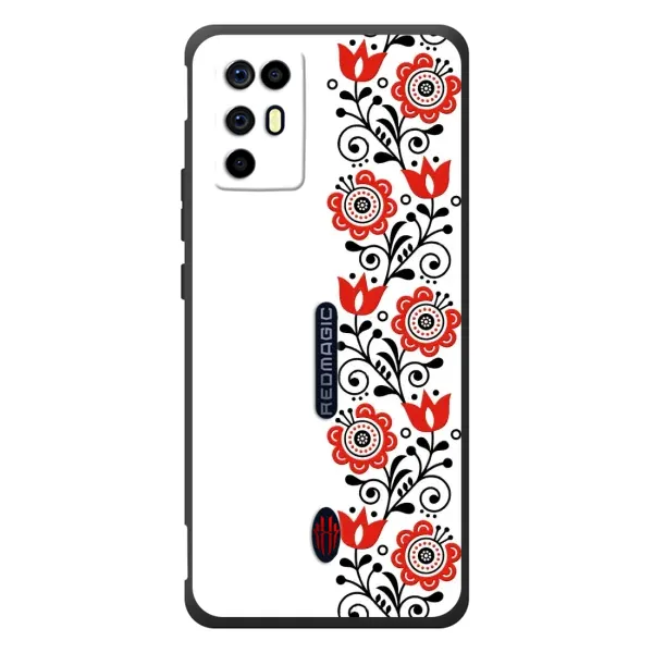 Чехол с принтом «Яркая вишиванка» для ZTE Nubia RedMagic 6R Чехол с принтом «Яркая вишиванка» для ZTE Nubia RedMagic 6R