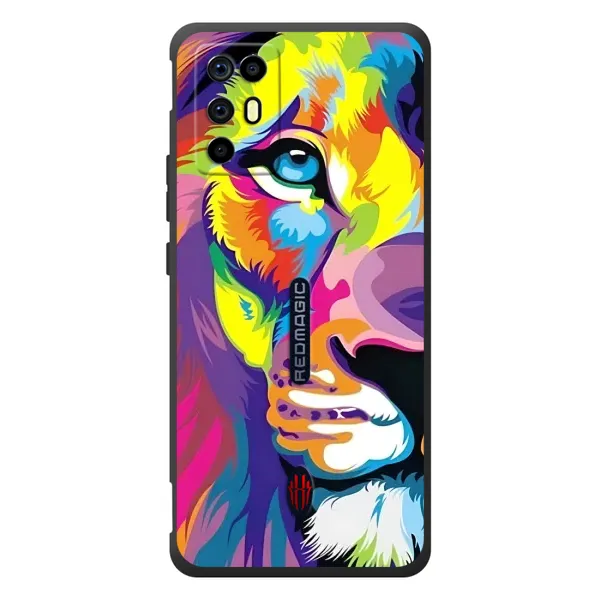 Чехол с принтом «Яркий Лев» для ZTE Nubia RedMagic 6R