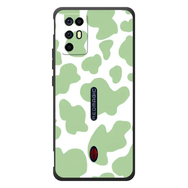 Чехол с принтом «Зеленый принт» для ZTE Nubia RedMagic 6R
