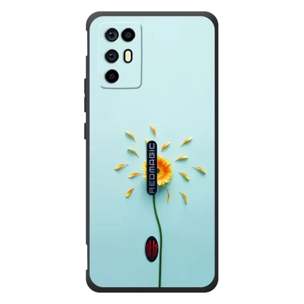 Чехол с принтом «Желтый цветок» для ZTE Nubia RedMagic 6R