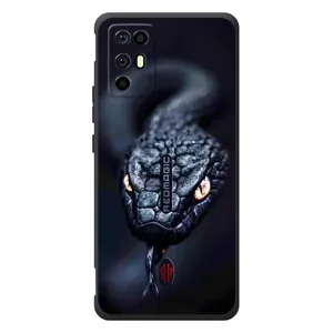 Чехол с картинкой «Хищники» для ZTE Nubia RedMagic 6R (Черная змея)