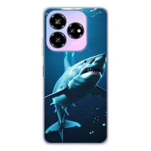 Чехол с картинкой «Хищники» для ZTE Nubia V60 Design (Акула под водой)