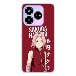 Чехлы Персонажи Аниме Наруто для ZTE Nubia V60 Design (AlphaPrint) (Аниме Сакура)