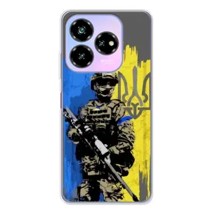 Чехлы с картинкой ЗСУ для ZTE Nubia V60 Design (AlphaPrint) (АРТ солдат)