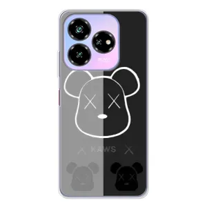 Чехлы для ZTE Nubia V60 Design - Bearbrick Louis Vuitton (PREMIUMPrint) (БеарБрик глаза)