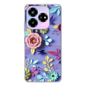 Чехлы с Цветами для ZTE Nubia V60 Design (VPrint) (Цветочный дизайн)