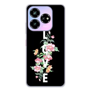 Чехлы для любимой на Нубиа В60 Дезигн (VPrint) (Цветы LOVE)