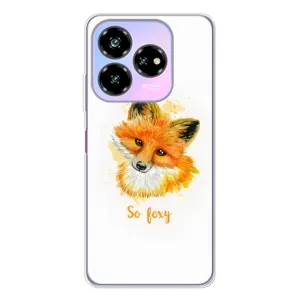 Чехлы с картинкой Лисички для ZTE Nubia V60 Design (VPrint) (Девочка Лиса)