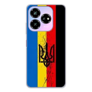 Украинские Чехлы для ZTE Nubia V60 Design с картинкой УПА (AlphaPrint) (Флаг УПА)