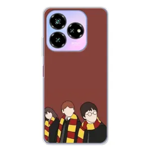 Чехлы с Гарри Поттером для ZTE Nubia V60 Design (AlphaPrint) (Гарри с друзьями)