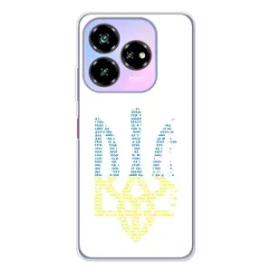 Чехлы для ZTE Nubia V60 Design Укр. Символика (AlphaPrint) (Герб из букв)