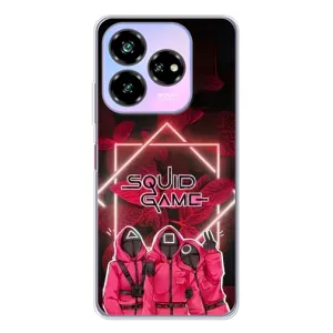 Чехол Гра в кальмара для ZTE Nubia V60 Design (Охранники Игра кальмара)