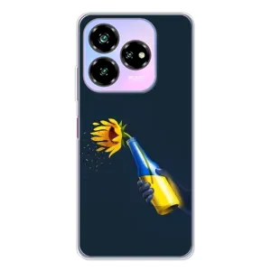 Чехол для Патриота Украины ZTE Nubia V60 Design - (AlphaPrint) (Коктейль молотова)