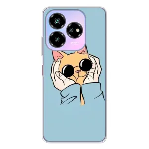 Чехол на Нубиа В60 Дезигн с Котами (VPrint) (Котик в очках)