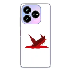 Чехол с принтом (Русский корабль...) для Нубиа В60 Дезигн (AlphaPrint) (Кремлевский Корабль)