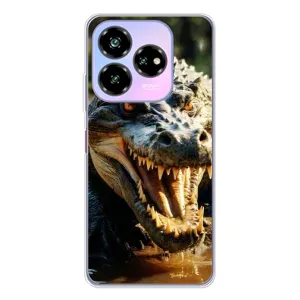 Чехол с картинкой «Хищники» для ZTE Nubia V60 Design (Опасный крокодил)