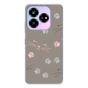 Чохол з малюнком кіт на ZTE Nubia V60 Design (Лапи і вуса)