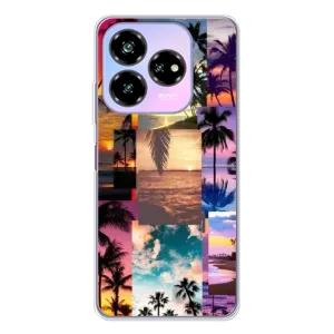 Силиконовый чехол с КАРТИНКАМИ лето для ZTE Nubia V60 Design (AlphaPrint) (Летний отпуск)