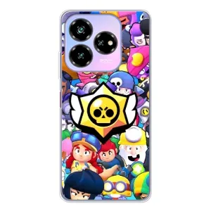 Чехол для ZTE Nubia V60 Design Бравл Старс (VPrint) (Лого Brawl Stars)