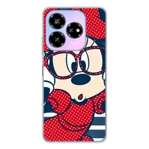Эксклюзивный чехол для ZTE Nubia V60 Design (AlphaPrint - Мультяшные) (Маус в очках)