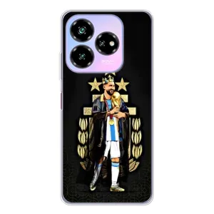 Чехлы для ZTE Nubia V60 Design (Leo чемпион) (AlphaPrint) (Месси Король)