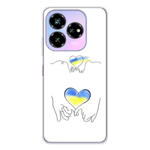 Чехол для Патриота Украины ZTE Nubia V60 Design - (AlphaPrint) (Мир Украине)