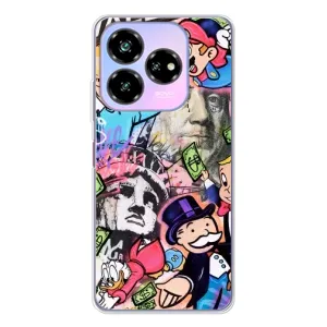 Чехлы с крутыми принтами для ZTE Nubia V60 Design - (PREMIUMPrint) (Monopoly man)