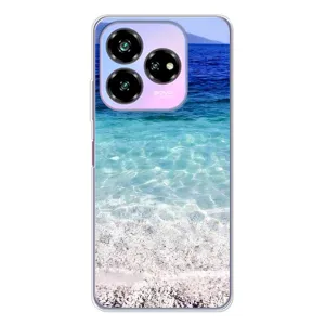 Силиконовый чехол с КАРТИНКАМИ лето для ZTE Nubia V60 Design (AlphaPrint) (Море)