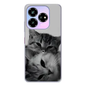 Чохол з малюнком кіт на ZTE Nubia V60 Design (Пара котів)