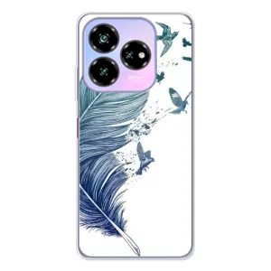 Чехол с картинкой (Стильные) для Нубиа В60 Дезигн - (AlphaPrint) (Перышко)