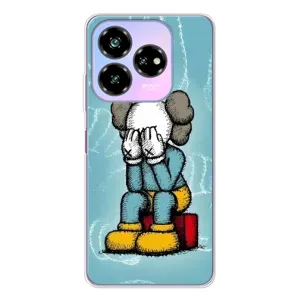 Чехлы для ZTE Nubia V60 Design - Bearbrick Louis Vuitton (PREMIUMPrint) (Плач Bearbrick)