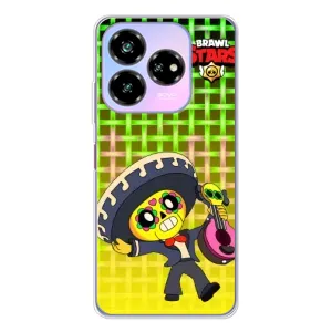 Чехлы Brawl Stars для ZTE Nubia V60 Design (AlphaPrint) (Поко в самбреро)