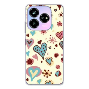 Чехлы для любимой на Нубиа В60 Дезигн (VPrint) (Сердечки)