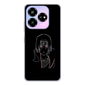 Чехлы на тему: Итачи Учиха для ZTE Nubia V60 Design (AlphaPrint) (силуэт Итачи)