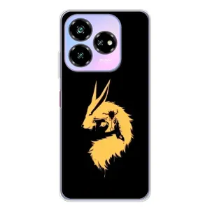 Naruto Anime Чехлы для Нубиа В60 Дезигн (AlphaPrint) (силуэт Курама Наруто)