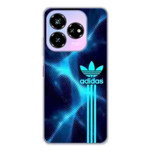 Чехлы Адидас для ZTE Nubia V60 Design (AlphaPrint) (Синий Адидас)